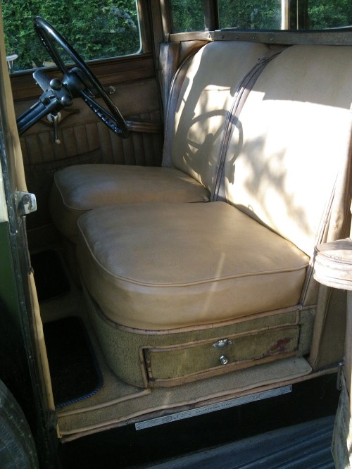 A locking tool tray is built into the passenger seat