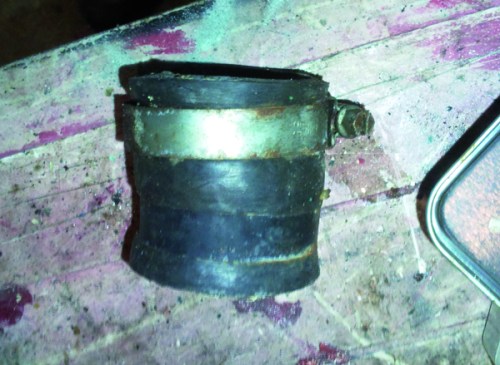 Hose clips looked good from above.