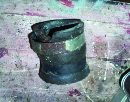 All were rusty on the underside.