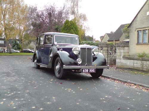 Painted car setting off from Frenchay to the NEC.