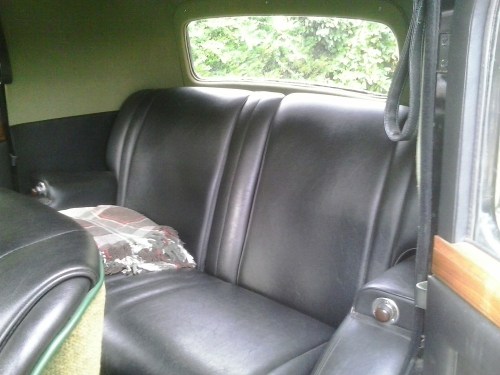 Rear compartment has plenty of room for 2 adults. 